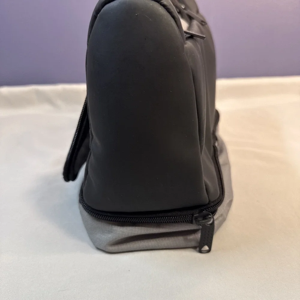 totes. Hanging Travel Toiletry Bag Organizer Black Gray Dopp Kit Cosmetics Case